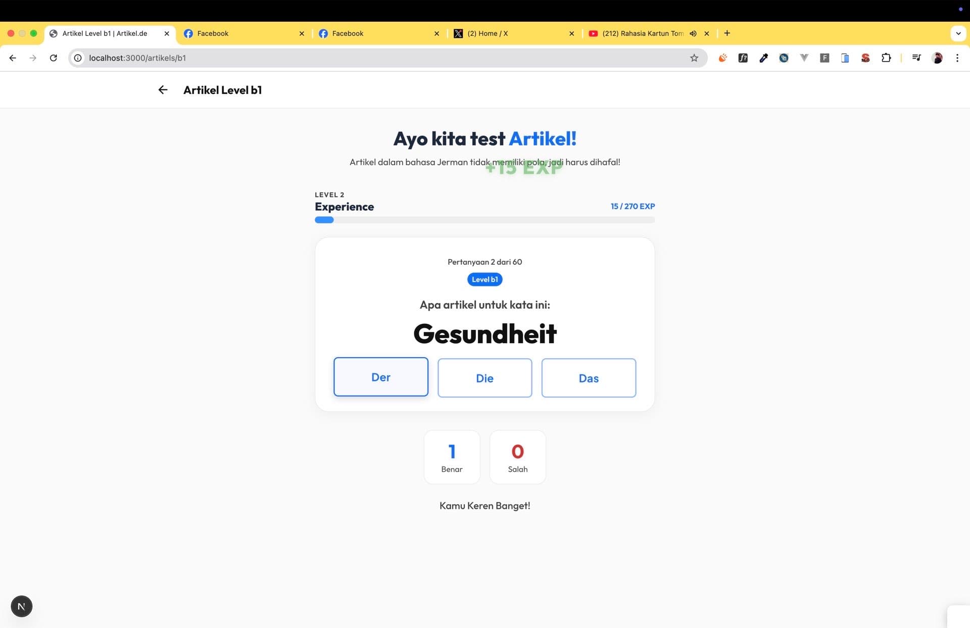 Belajar Artikel Jerman screenshot 3