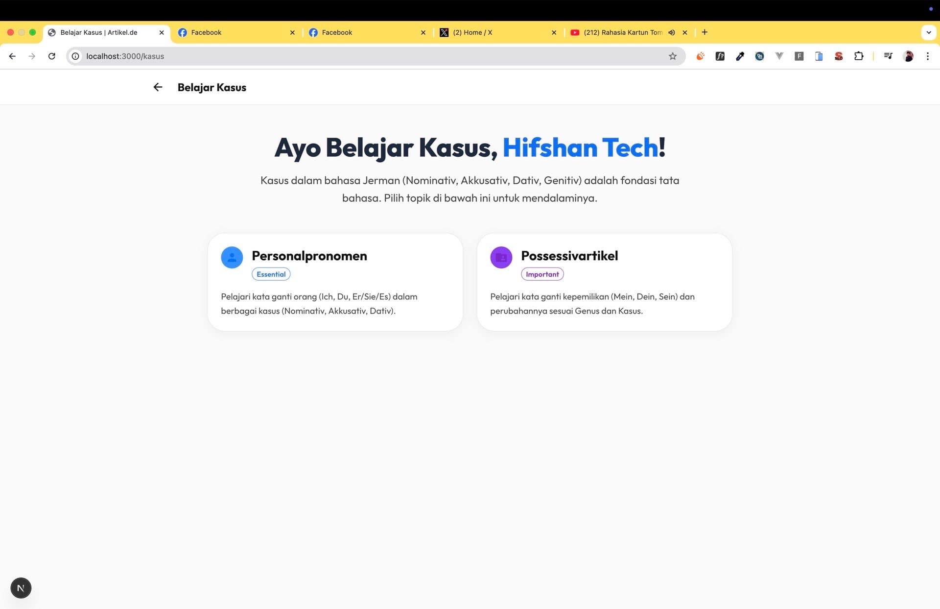 Belajar Artikel Jerman screenshot 7