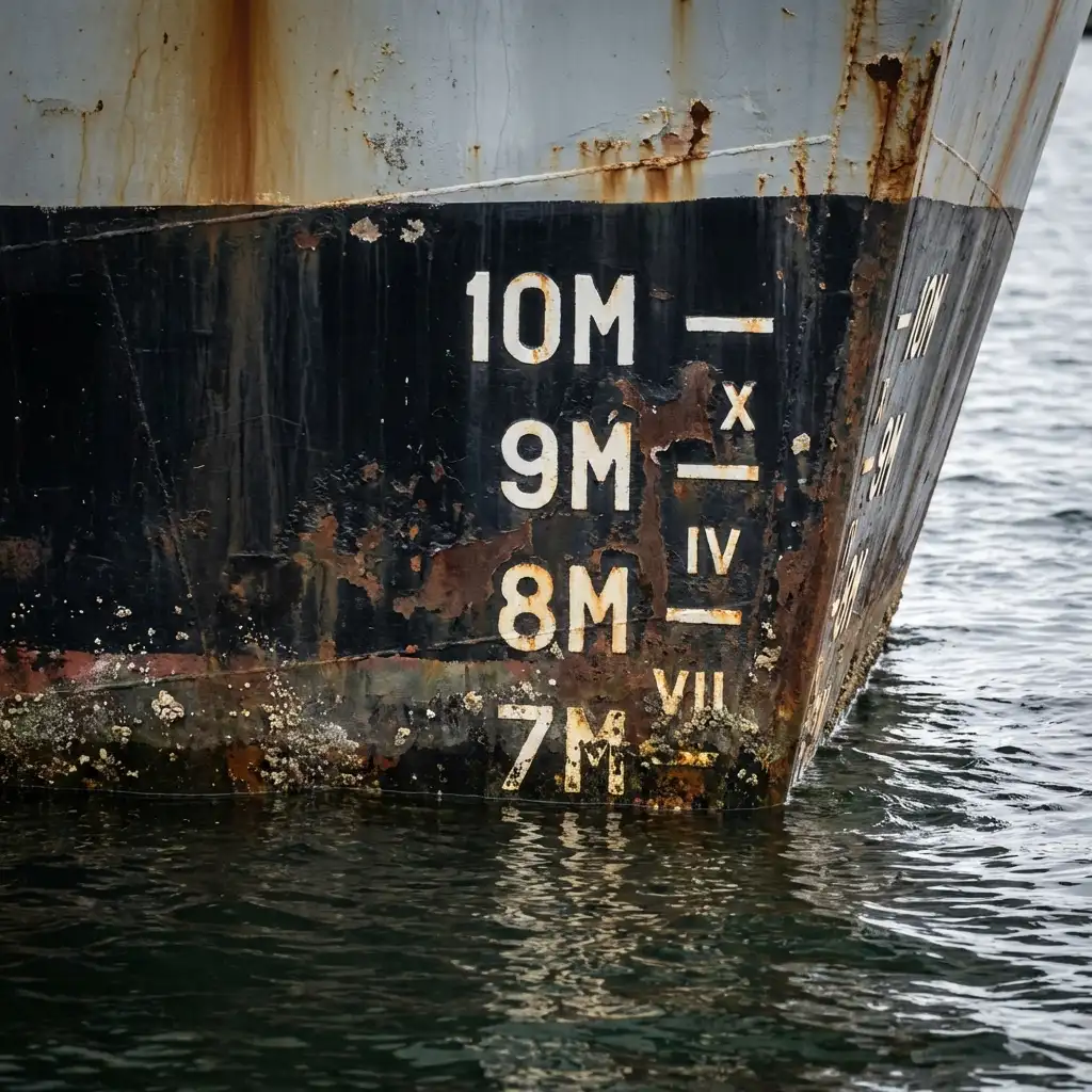 Draft Survey Operations - Reading Draft Marks